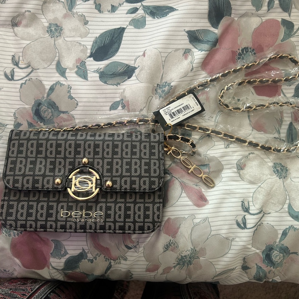Bebe Monogram Crossbody Bag